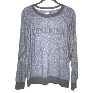 PINK Victoria's Secret Love Pink  Sweatshirt Top Size Small